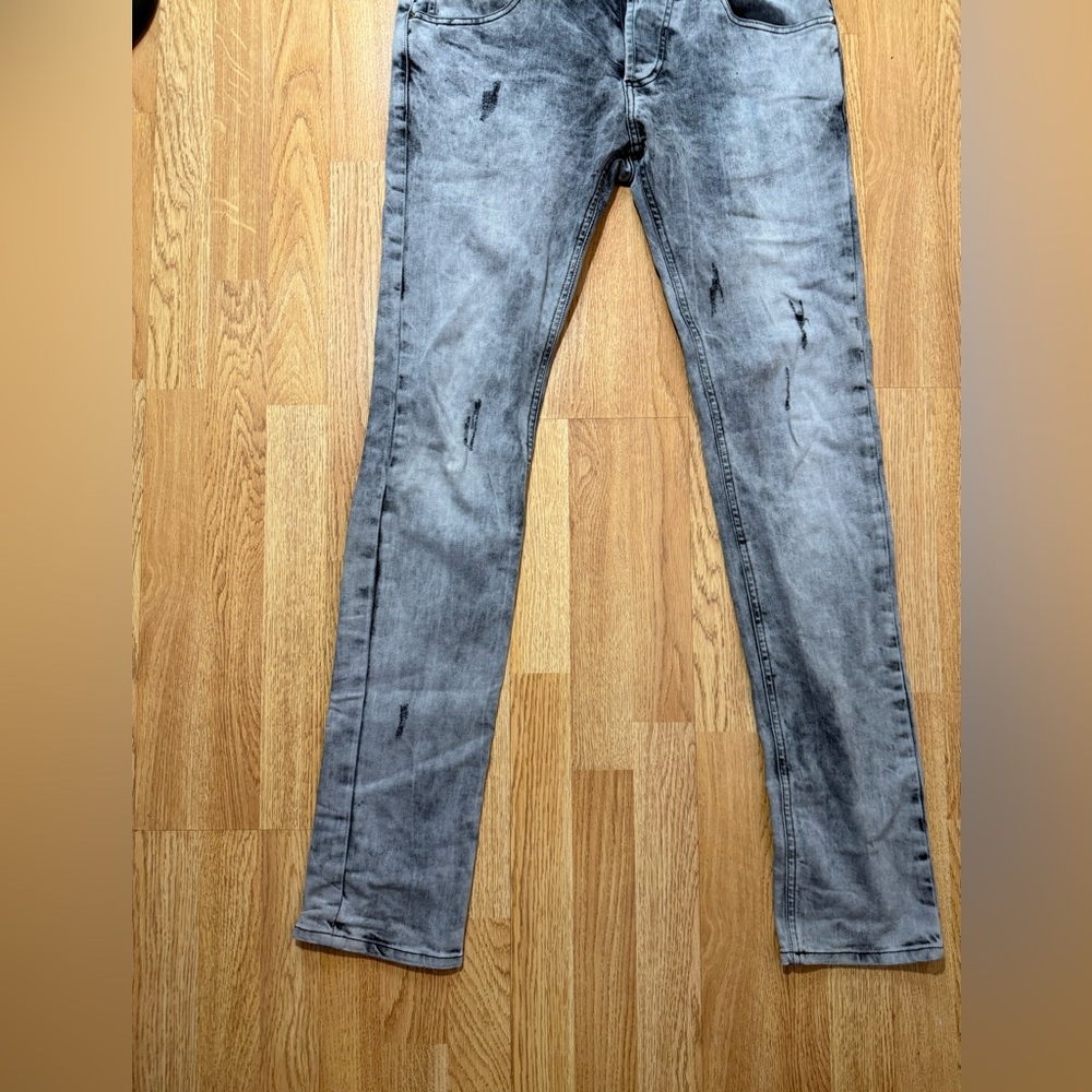 Pierre Balmain Charcoal Skinny Jeans - Picture 2 of 10